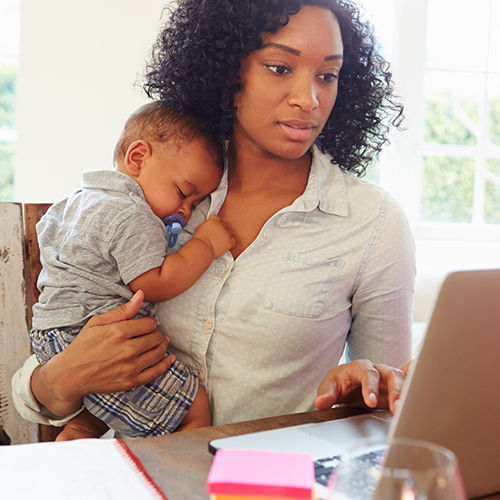 Working Mom with a baby