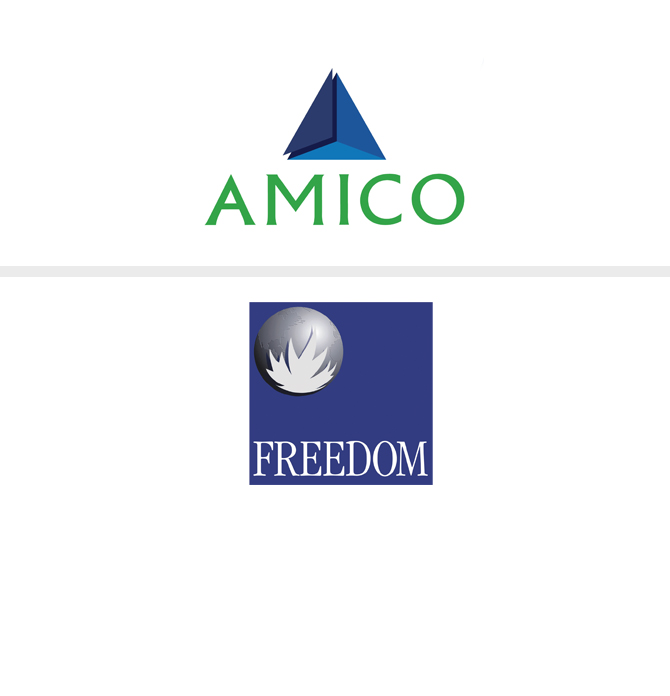 Amico Freedom International Brokerage Company Logos