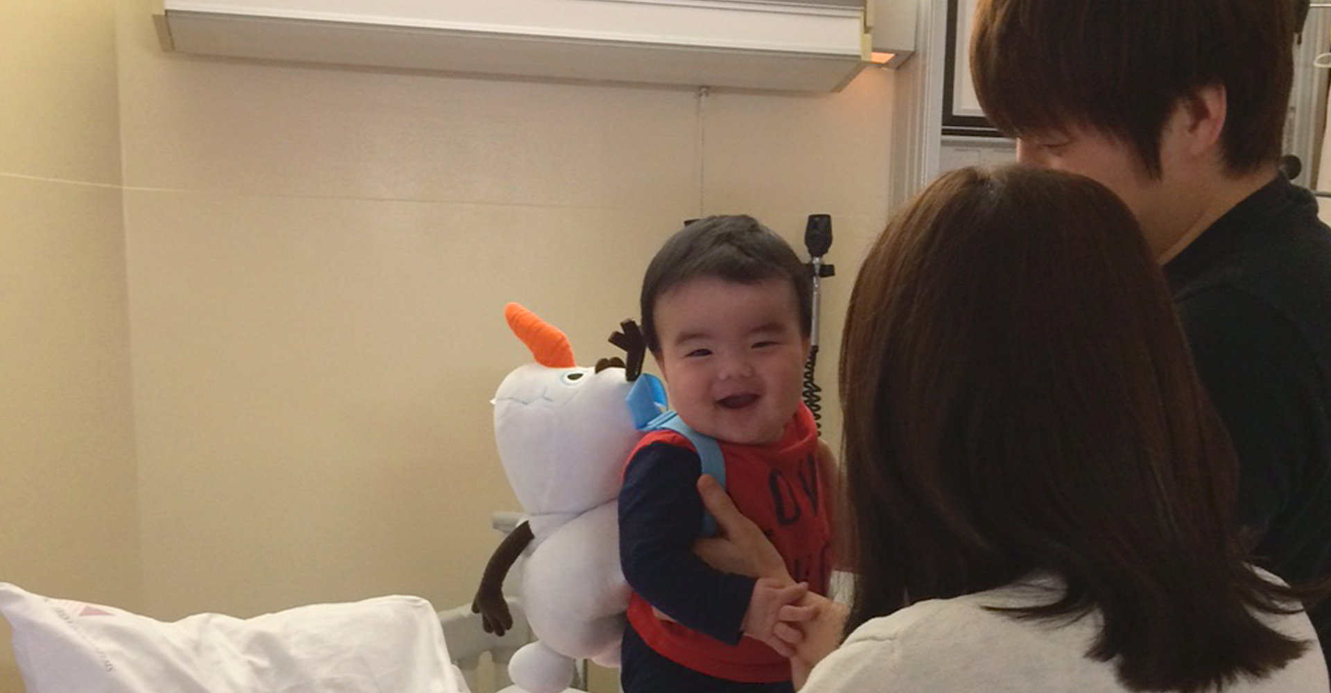 SickKids patient in hospital room