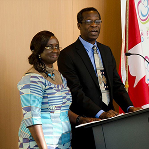 Drs. Isaac Odame and Jemima Dennis-Antwi