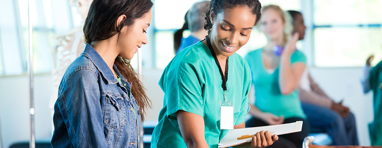 SickKids Patient and nurse