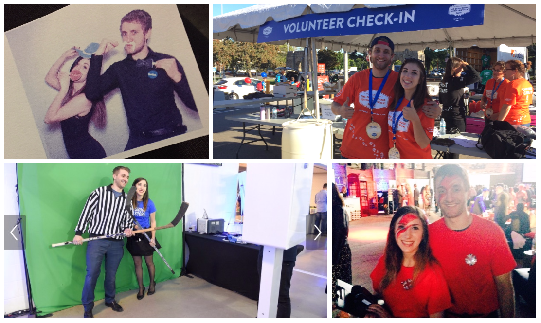 Volunteers at SickKids Foundation events