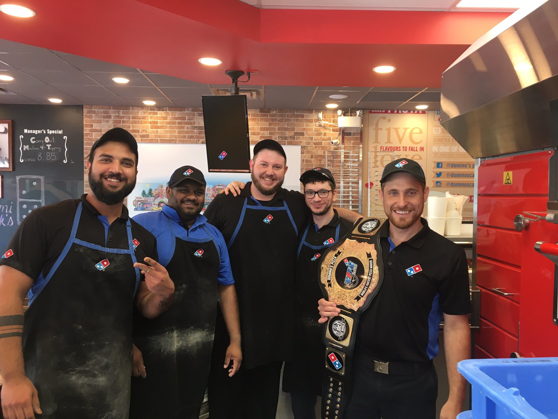 Dominos Team Photo