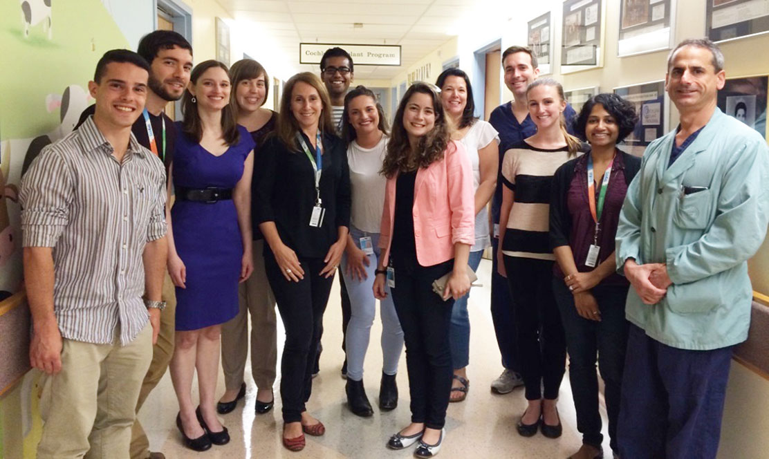 SickKids Senior Scientist Karen Gordon and implant team