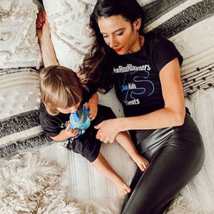 SickKids mom with child