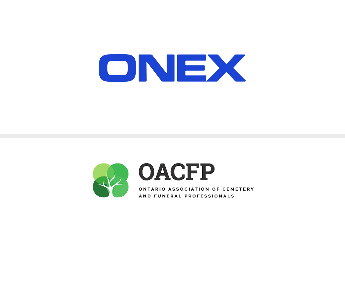 Onex Ontario Association of Cemetery and Funeral Professionals Logos