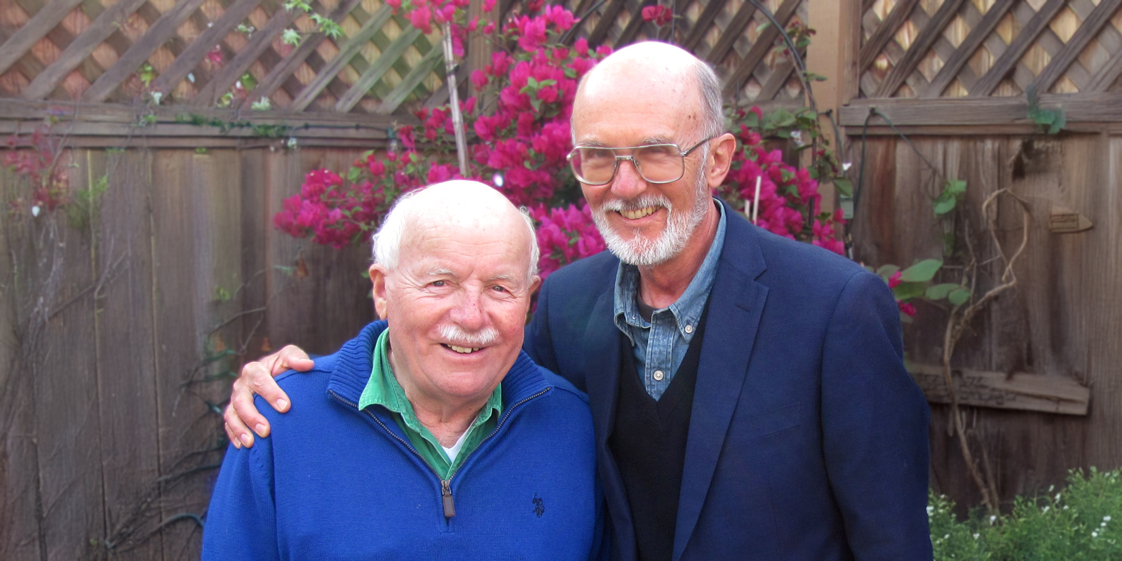 Tom Miller with his late partner Louis