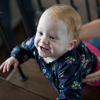 SickKids patient crawling