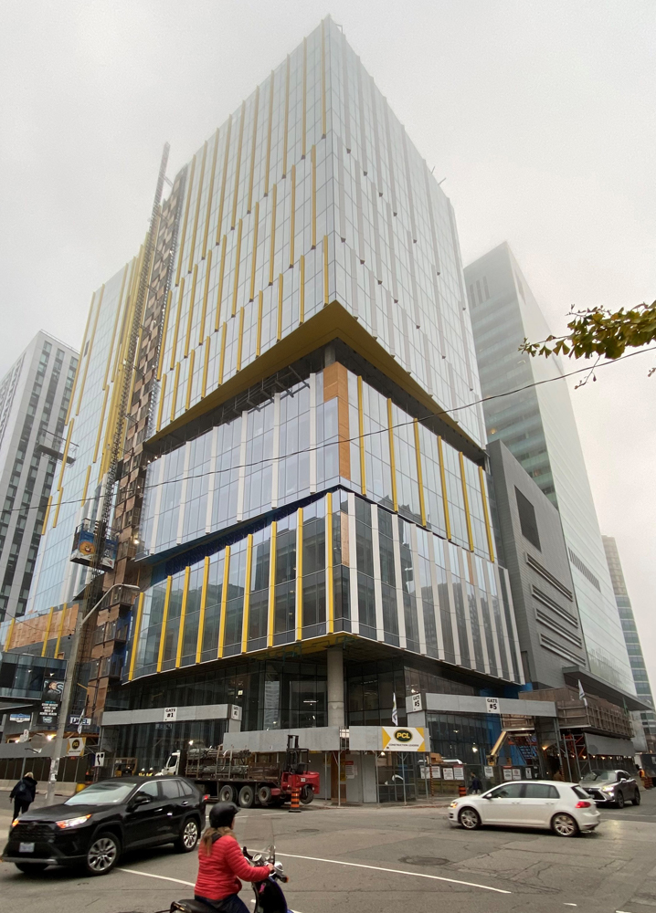 Image of completed SickKids Patient Support Centre building